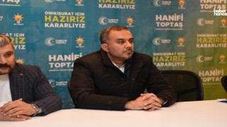 AK Parti Onikişubat Belediye Başkan Adayı Hanifi Toptaş, Mahalle Sakinleriyle Buluştu
