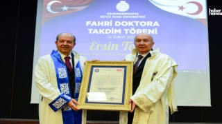 KKTC Cumhurbaşkanı Ersin Tatar KSÜ’de Konferans Verdi