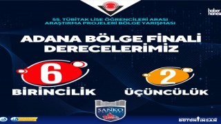 Sanko Okulları TÜBİTAK Bölge Finalinde 6 Birincilik Elde Etti