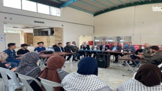 KSÜ Rektör Prof. Dr. Alptekin Yasım, “KSÜ Gazze Nöbeti”ni Ziyaret Etti!