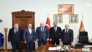 KSÜ Rektörü Yasım'dan Başkan Toptaş'a Hayırlı Olsun Ziyareti!