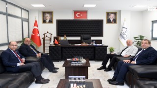 Rektör Yasım’dan Dulkadiroğlu Belediye Başkanı Akpınar'a Hayırlı Olsun Ziyareti