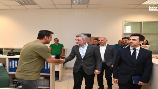 Başkan Fırat Görgel, Büyükşehir Personelleriyle Bayramlaştı!