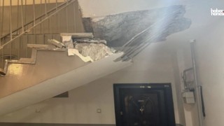Erzurum'da Bir Apartmanda Merdivenler Çöktü, İtfaiye Seferber Oldu!