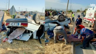 Kahramanmaraş'ın Pazarcık İlçesinde Otomobil Takla Attı: 4 Yaralı