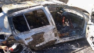 Kahramanmaraş'ta Park Halindeki Otomobilde Yangın Paniği