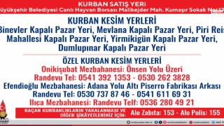 Onikişubat’ta Kurban Bayramı Hazırlıkları: Güvenli Kesim ve Çevre Temizliği İçin Önlemler Alındı
