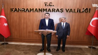 Bakan Kurum, Kahramanmaraş'ta TOKİ ve Yerinde Dönüşüm Projelerini Değerlendirdi