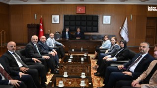Başkan Görgel, AK Parti Genel Başkan Yardımcısı Yusuf Ziya Yılmaz’ı Makamında Ağırladı