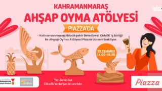 Kahramanmaraş Büyükşehir Belediyesi’nden El Sanatları Atölyesi: Ahşap Oyma Deneyimi