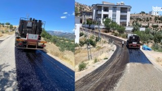 Kahramanmaraş Büyükşehir, Köseli’de 5 Kilometrelik Arteri Sathi Asfaltla Yeniledi