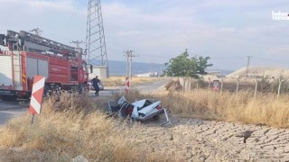 Kahramanmaraş Pazarcık'ta Kontrolden Çıkan Otomobil Takla Attı: Sürücü Yaralandı!