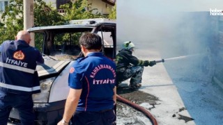 Kahramanmaraş’ta Alev Alan Araçlar Sürücülere Zorlu Anlar Yaşattı