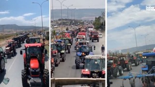 Kahramanmaraşlı Üreticilerden Protesto: Traktörlerle Yol Kapattılar