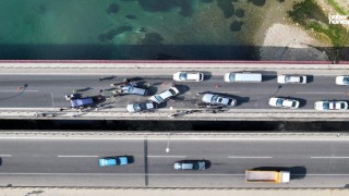Kahramanmaraş'ta Zincirleme Çarpışma: 7 Araç Kazaya Karıştı, 7 Kişi Yaralı