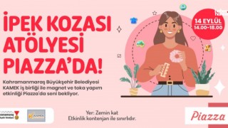 Kahramanmaraş Büyükşehir’in İpek Kozası Atölyesi Katılımcıları Bekliyor