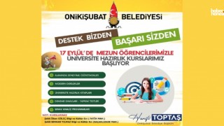 Kahramanmaraş'ta Ücretsiz Üniversite Hazırlık Kursları 17 Eylül’de Başlıyor!