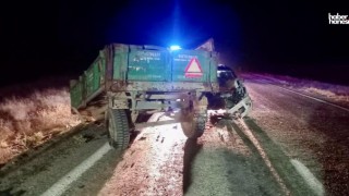 Kahramanmaraş Elbistan'da Trafik Kazası: Otomobil Römorkla Çarpıştı, 1 Yaralı