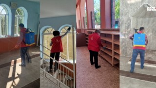 Onikişubat Belediyesi'nden Camilerde Düzenli Temizlik ve Dezenfekte Çalışmaları