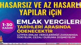 Onikişubat Belediyesi'nden Vatandaşa Emlak Vergisi Hatırlatması: Son Gün Kasım Sonu