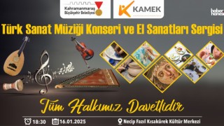 Kahramanmaraş'ta Sanatseverlere Özel Etkinlik: Sergi ve Türk Sanat Müziği Konseri