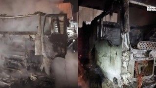 Kahramanmaraş'ta Yangın Paniği: Alevler İçindeki Tır Küle Döndü