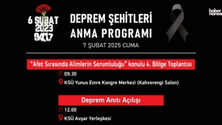 Deprem Şehitleri Anılıyor: Kahramanmaraş'ta Anlamlı Etkinlikler