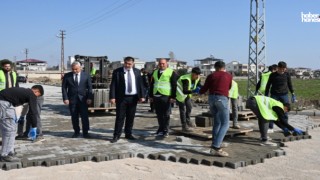 Depremin Yaraları Sarılıyor: Türkoğlu’nda 70 Bin Metrekare Parke Döşendi