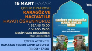 Kahramanmaraş Büyükşehir’den Çocuklara Ramazan Sürprizi: Tiyatro ve Fener Atölyesi