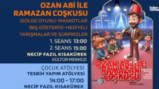 Kahramanmaraş’ta Çocuklar Ramazan’ı Eğlenerek Yaşayacak!