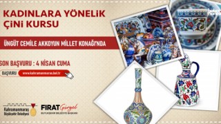 Kahramanmaraş'ta Kadınlara Yönelik Çini Sanatı Kursu Açılıyor