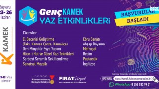 Kahramanmaraşlı Gençlere Yaz Tatilinde KAMEK Fırsatı