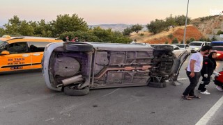 Kahramanmaraş’ta Takla Atan Araçtan 2 Kişi Yaralı Kurtuldu