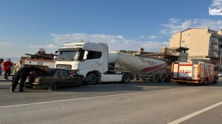 Kahramanmaraş’ta TIR ve Otomobil Köprüde Çarpıştı: 1 Yaralı