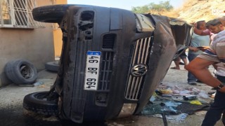 Kahramanmaraş’ta Trafik Kazası: Araç Havada Takla Atarak Düştü