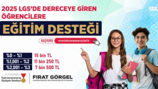 Kahramanmaraş Büyükşehir’den LGS’de Dereceye Giren Öğrencilere 15 Bin TL’ye Kadar Destek