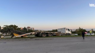 Kahramanmaraş’ta Freni Boşalan Tır Otomobile Çarptı: 2 Yaralı