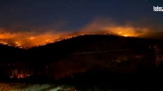 Kahramanmaraş’ta Orman Yangınına Karşı Zamanla Yarış
