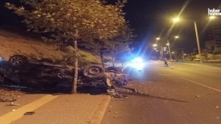Kahramanmaraş’ta Otomobil Takla Attı, Araç Paramparça Oldu!