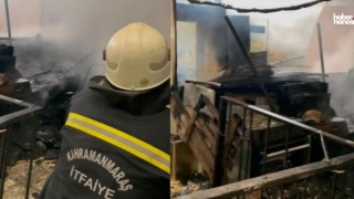 Kahramanmaraş’ta Ev Yangını Facia Olmadan Atlatıldı