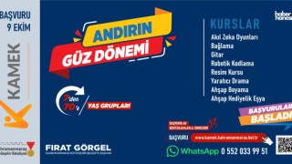 Andırın’da KAMEK Kurslarına Kayıtlar Başladı