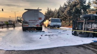 Kahramanmaraş’ta Kamyonet Yakıt Tankeriyle Çarpıştı: 1 Ölü