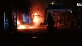 Kahramanmaraş’ta Otobüs Yandı: Yakında Şüpheli Düzeneğe Rastlandı