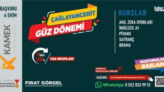 KAMEK Atölyeleri Çağlayancerit’te Kapılarını Kursiyerlere Açıyor