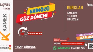 KAMEK Kursları Şimdi de Ekinözü’nde Başlıyor