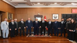 Başkan Görgel, Azerbaycan Büyükelçisi Reşad Memmedov’u Ağırladı