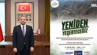 Başkan Toptaş, yangın alanındaki fidan seferberliğine tüm vatandaşları davet etti
