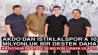 AKDO’dan İstiklalspor’a 35 Milyon Liralık Dev Destek