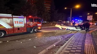 Kahramanmaraş’ta Takla Atan Otomobilde Sürücü Yaralandı
