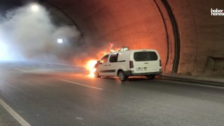 Kahramanmaraş’ta Tünelde Alevler Yükseldi, Facia Önledi